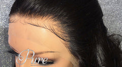 Natural Black Wig - 180% Density - 30" - Pure Tape Hair Extensions