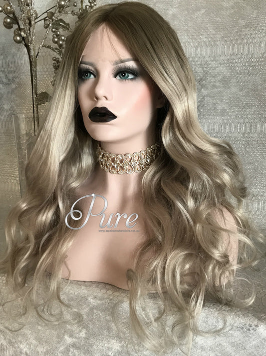 Lace Wig - Summer Blonde - 180% Density -20" Balayage - Pure Tape Hair Extensions