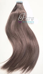 #19 SMOKY LIGHT MEDIUM BROWN - TAPE HAIR EXTENSIONS - LUXURY - Pure Tape Hair Extensions