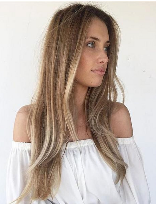 #6/613 LIGHT BROWN & LIGHT BLONDE MIX KERATIN BOND HAIR EXTENSIONS  NAIL TIP