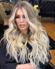 DARK ASH BLONDE ROOT TO LIGHT BALAYAGE