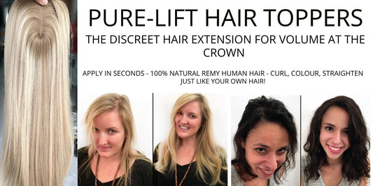 Introducing Our New Pure-Lift Top Pieces - The Hair Extension For The Top Of Your Head