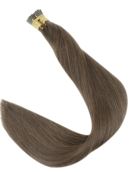 #10 LIGHT ASH BROWN MICRO BEAD HAIR EXTENSIONS