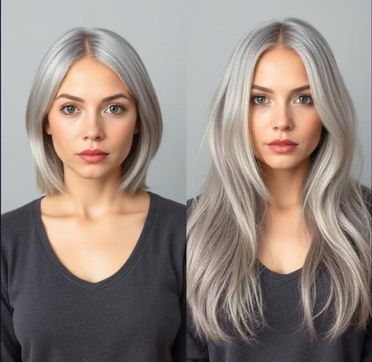 #18/10 "SMOKY BLONDE" DARK ASH BLONDE HIHGHLIGHTS TAPE HAIR EXTENSIONS