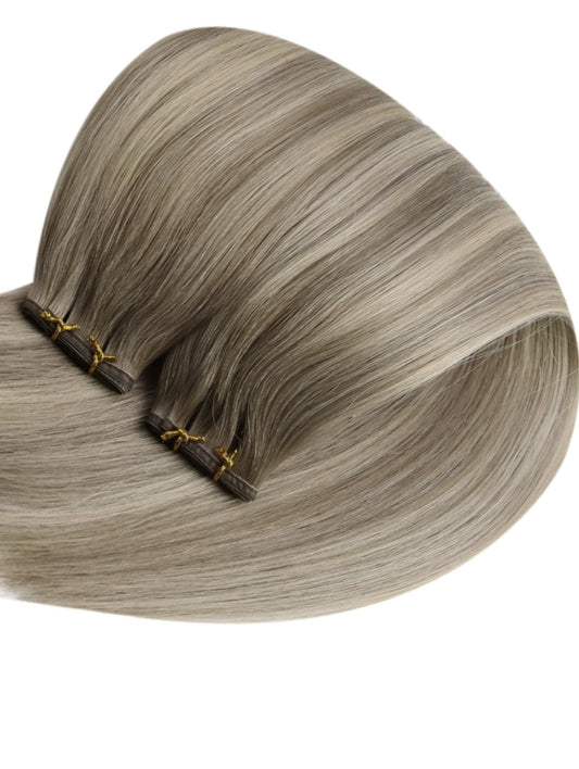 iconic blonde weft hair extensions