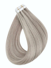 #18/613 "BEVERLY HILLS" ASH BLONDE HIGHLIGHT TAPE HAIR EXTENSIONS
