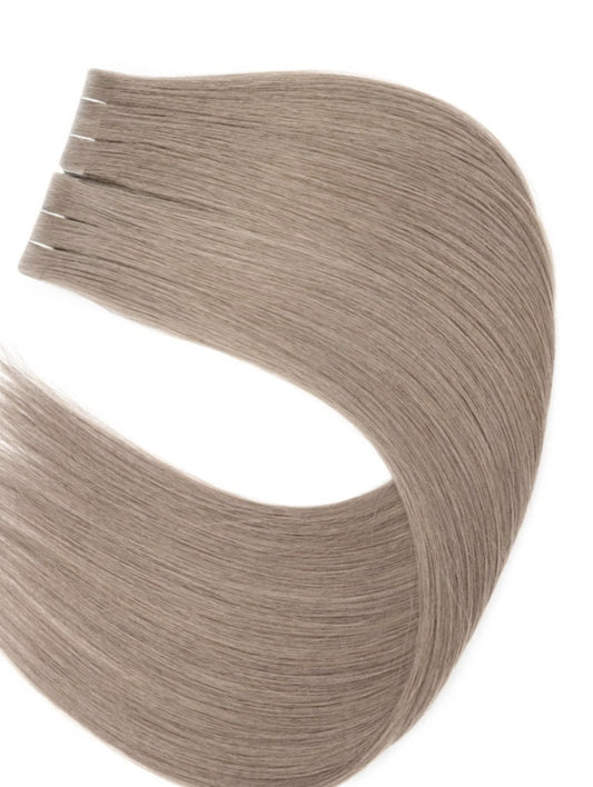 #18 ash blonde tape hair extensions