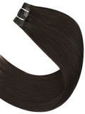 #1b NATURAL BLACK EXTRA THICK CLIP IN HAIR EXTENSIONS