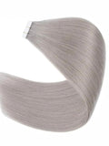 Silver ash blonde premium remy tape hair extensions 