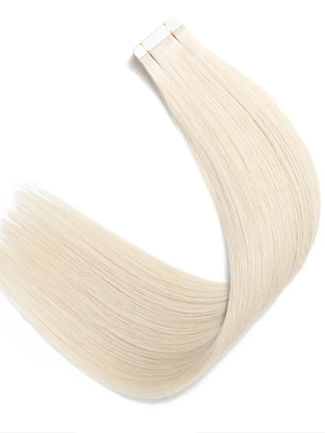 platinum blonde remy tape hair extensions