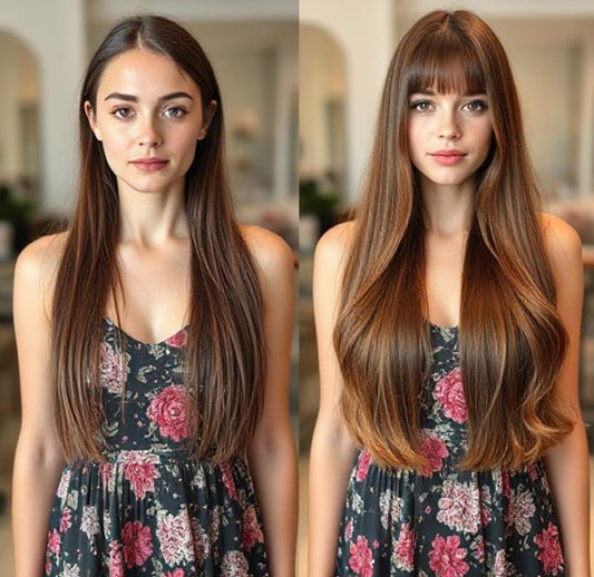 #6 "MAPLE BROWN" TAPE HAIR EXTENSIONS