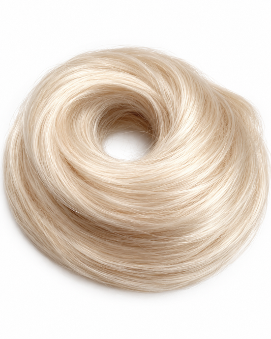 Golden Blonde Remy 100% Human Hair Scrunchie Bun