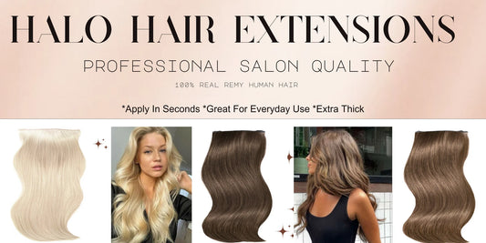 Halo hair extensions 