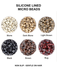 Micro-Beads - Non Slip Rubber Lined - no damage