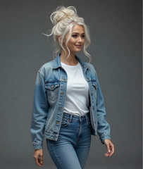 Cream blonde - Booster Volume Bun - 100% real human remy hair scrunchie bun
