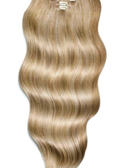 #16 WHEAT BLONDE EXTRA THICK 150 GRAMS CLIP IN HAIR EXTENSIONS