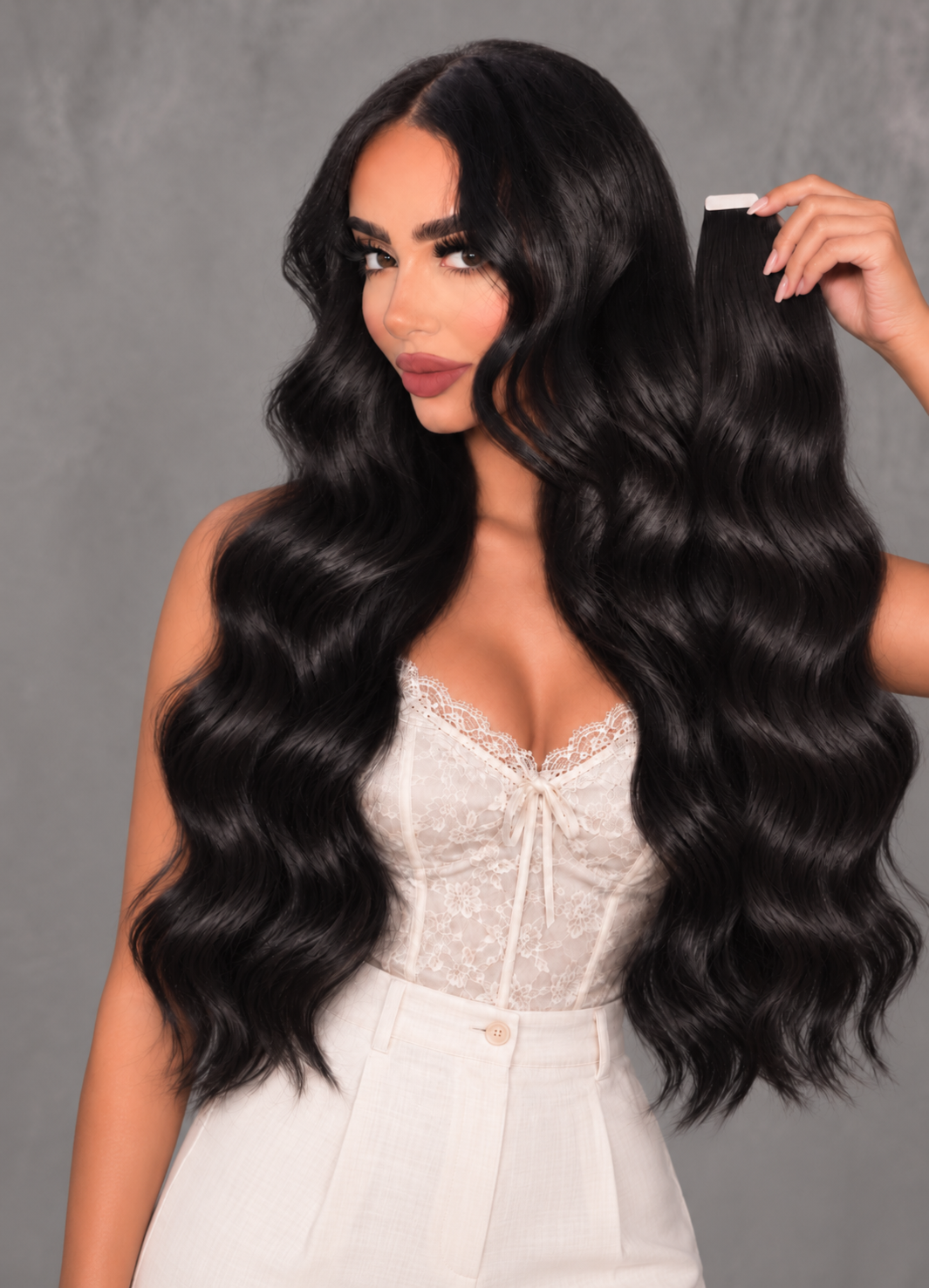 darkest brown wavy hair extensions 