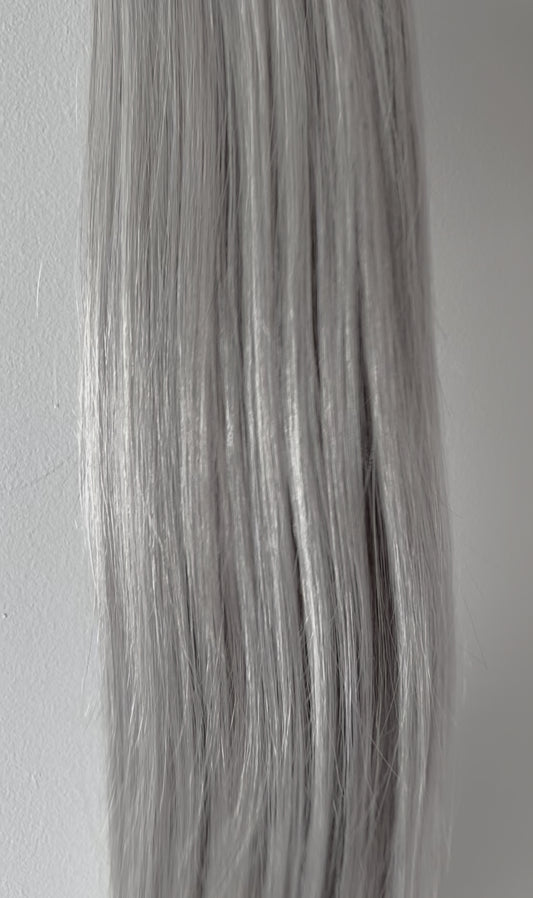 #SILVER BLONDE TAPE HAIR EXTENSIONS