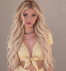 CREAM BLONDE HIGHLIGHTS ROOTS STRETCH BALAYAGE TAPE EXTENSIONS