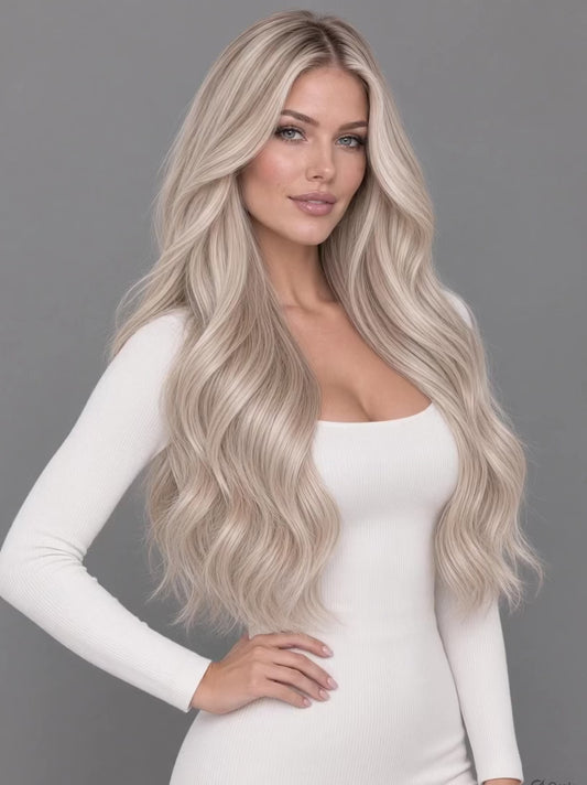 #613/60 "BEACH BABE" BLONDE MIX TAPE HAIR EXTENSIONS