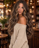 NATURAL BLACK ROOT STRETCH BALAYAGE TAPE HAIR EXTENSIONS