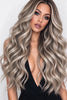 ice ash blonde root strech balayage hair extensions