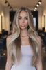 #6B/60/17 "GISELLE" LIGHT BROWN BALAYAGE TAPE HAIR EXTENSIONS