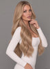 BEIGE DARK BLONDE TAPE HAIR EXTENSIONS