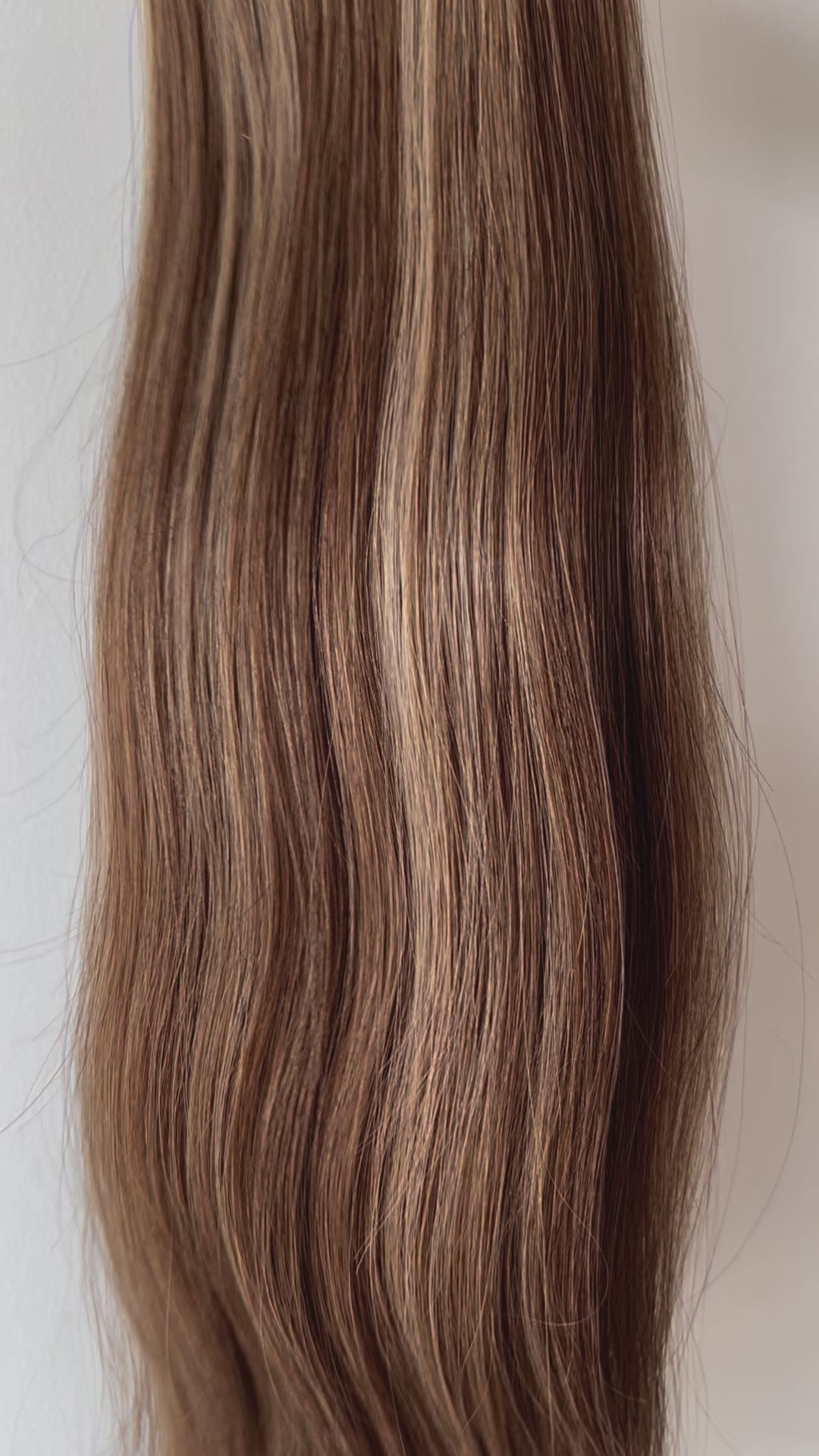 #2/24/10 "TOFFEE MOCHA" CARAMEL BALAYAGE TAPE HAIR EXTENSIONS