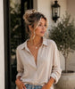 remy beige ash blonde highlight messy bun extension
