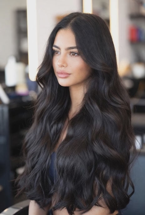 #2 RICH CHOCOLATE DARK BROWN TAPE HAIR EXTENSIONS