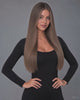 #10 LIGHT ASH BROWN TAPE HAIR EXTENSIONS