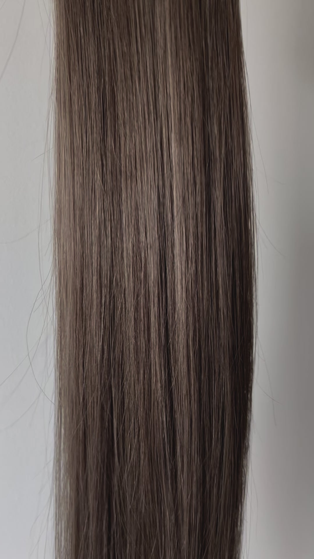 #17 SMOKY LIGHT BROWN TAPE HAIR EXTENSIONS