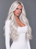 #SILVER BLONDE TAPE HAIR EXTENSIONS