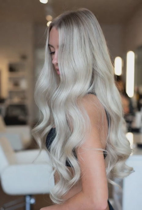 long wavy blonde hair extensions
