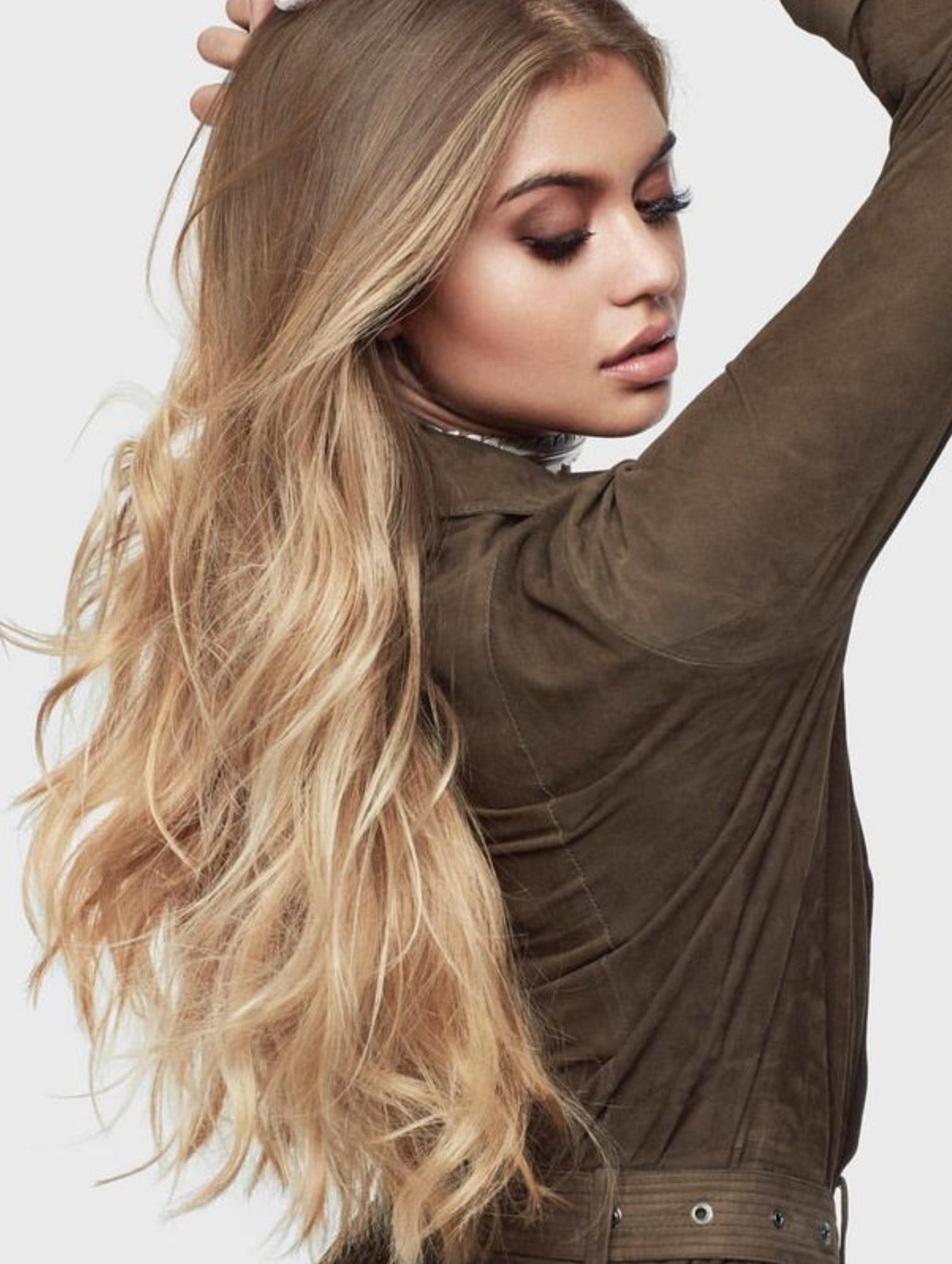 #16/613 CARAMEL & LIGHT BLONDE HIGHLIGHTED WEFT WEAVE IN HAIR EXTENSIONS