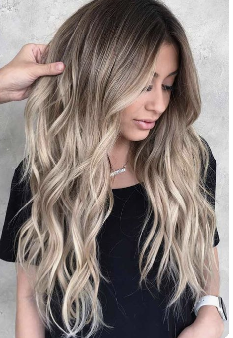 Ash blonde balayage blonde deals