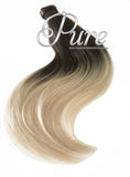 WRAP PONYTAIL HAIR EXTENSION #2/22  Brown To Blonde Balayage - 20" - Pure Tape Hair Extensions 