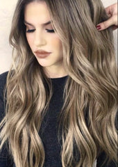 light ash brown tape hair extensions 